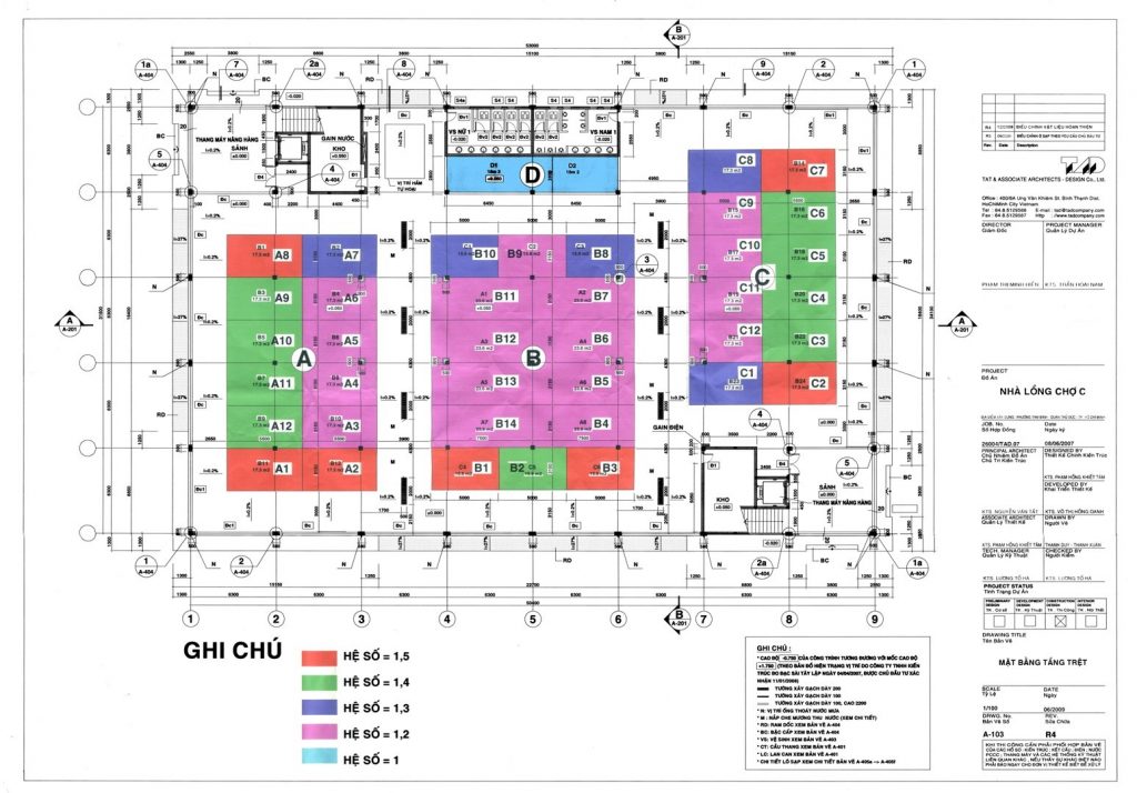 Sơ đồ bố trí | Công ty CP Quản lý và Kinh doanh chợ nông sản Thủ Đức